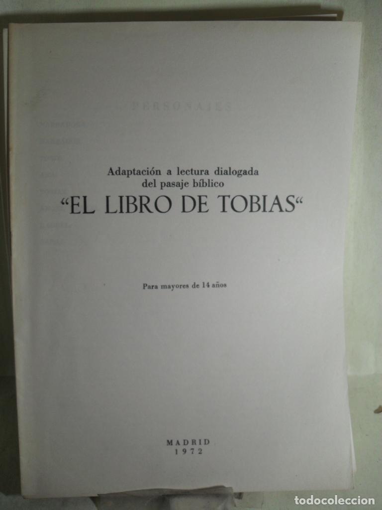 Libros: EL LIBRO DE TOBIAS - VARIOS - Foto 1