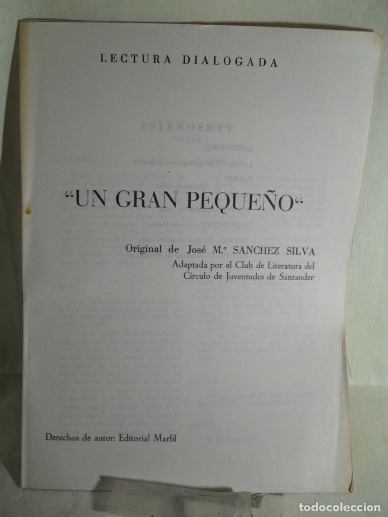 Libros: UN GRAN PEQUE&Ntilde;O - JOSE MARIA SANCHEZ SILVA - Foto 1