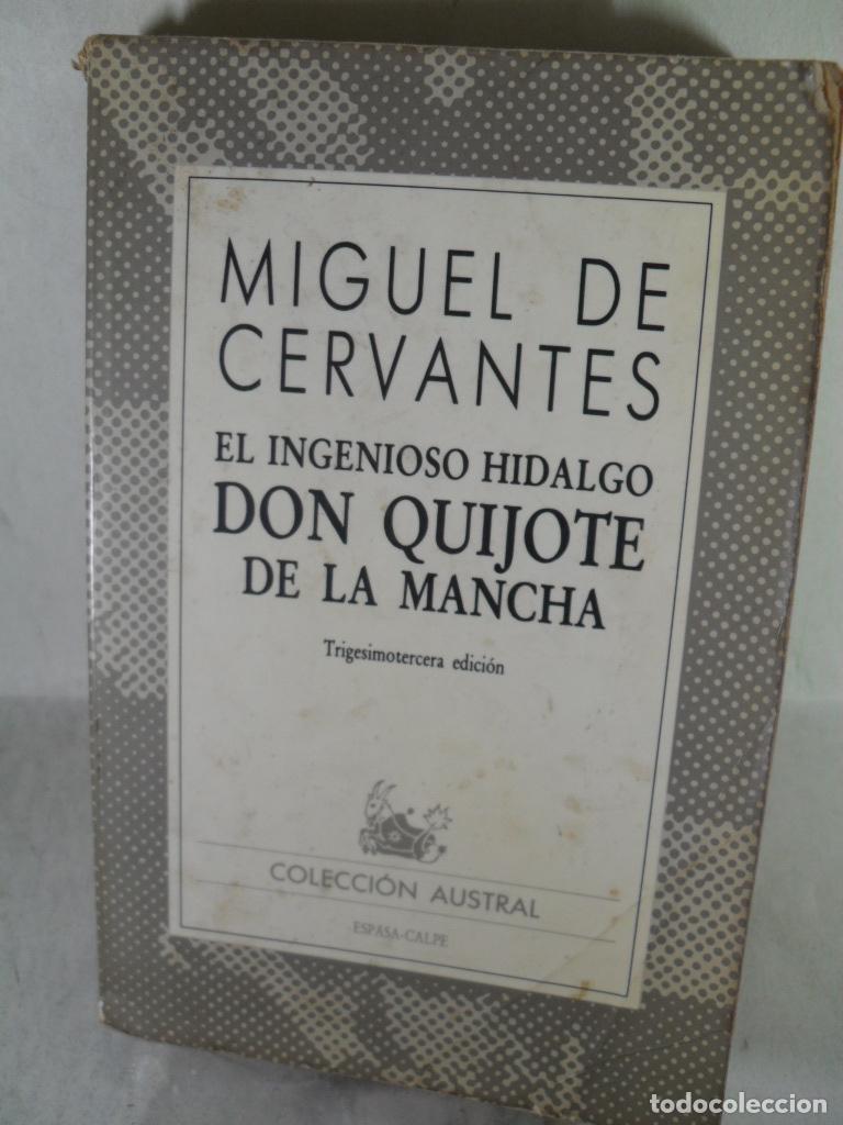 Libros: DON QUIJOTE DE LA MANCHA - MIGUEL DE CERVANTES SAAVEDRA - Foto 1