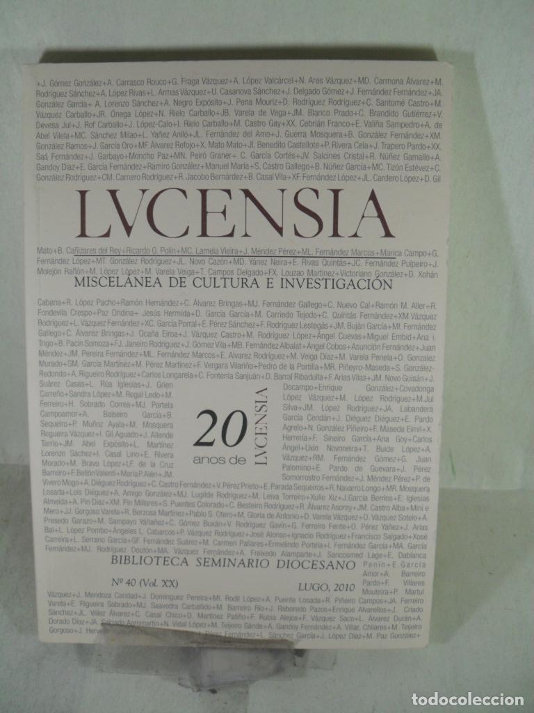 Libros: LVCENSIA 40 VOLUMEN XX - VARIOS - Foto 1