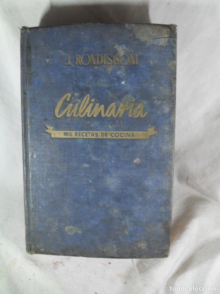 Libros: CULINARIA - J RONDISSONI - Foto 1