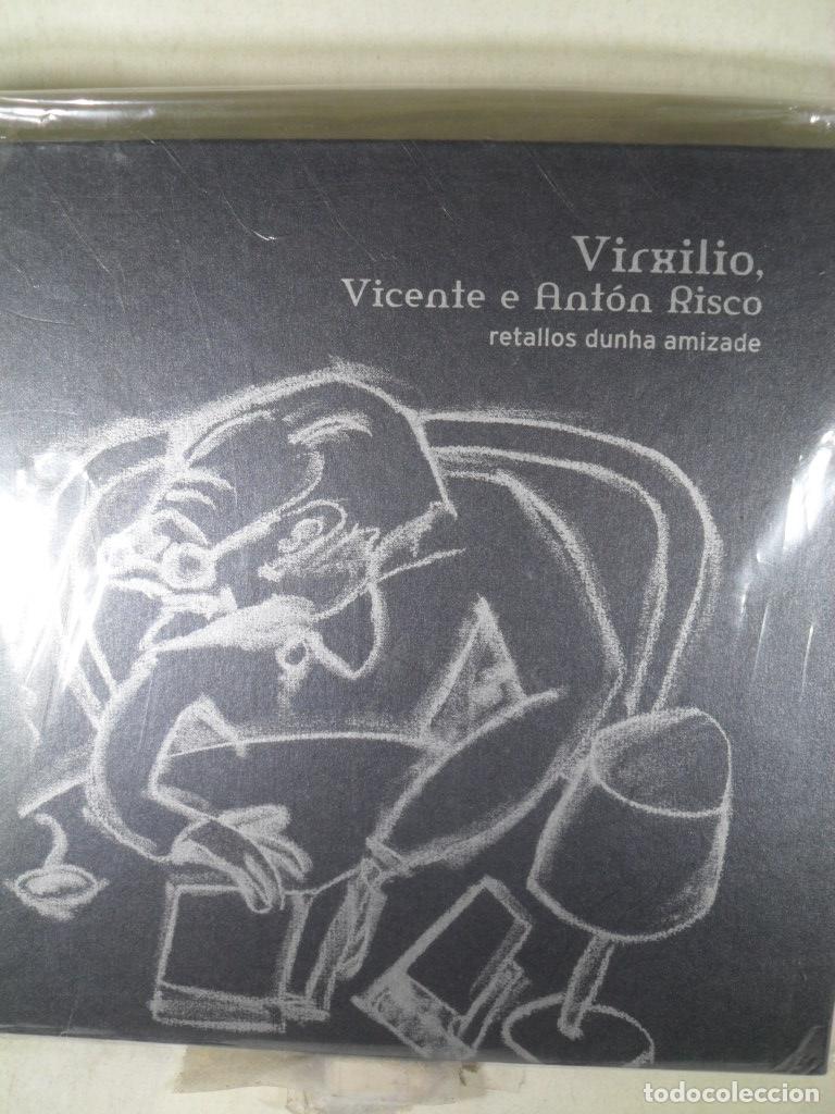 Libros: VIRXILIO VICENTE E ANTON RISCO RETALLOS DUNHA AMIZADE - VARIOS - Foto 1