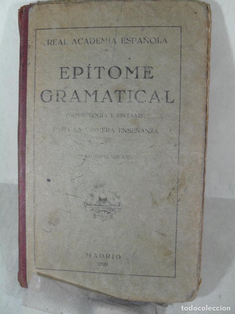 Libros: EPITOME GRAMATICAL - VARIOS - Foto 1