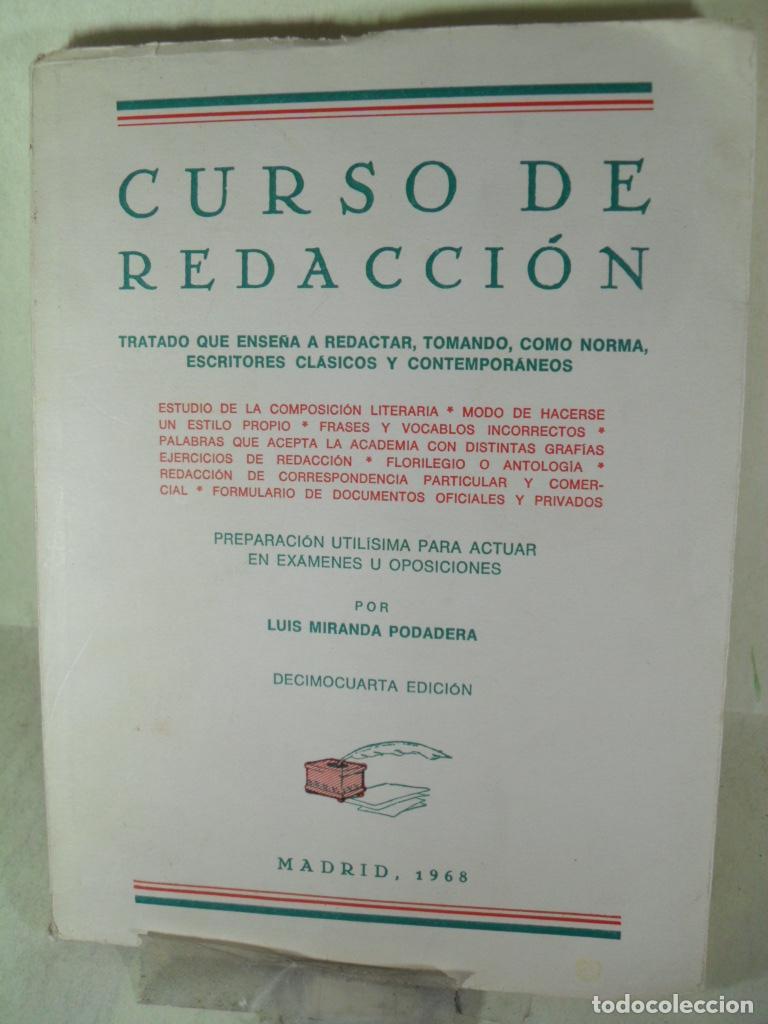 Libros: CURSO DE REDACCION - LUIS MIRANDA PODADERA - Foto 1