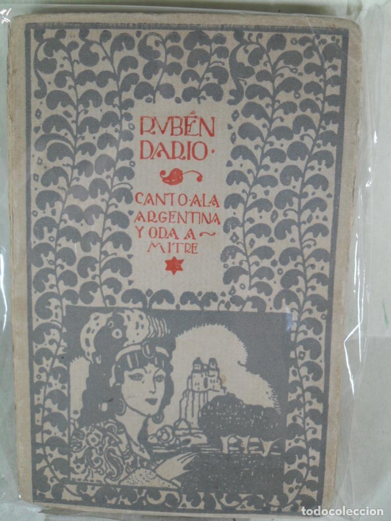 Libros: CANTO A LA ARGENTINA Y ODA A MITRE - RUBEN DARIO - Foto 1