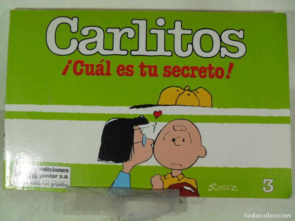Libros: CARLITOS &iexcl; CUAL ES TU SECRETO &iexcl; - CHARLES SCHULZ - Foto 1