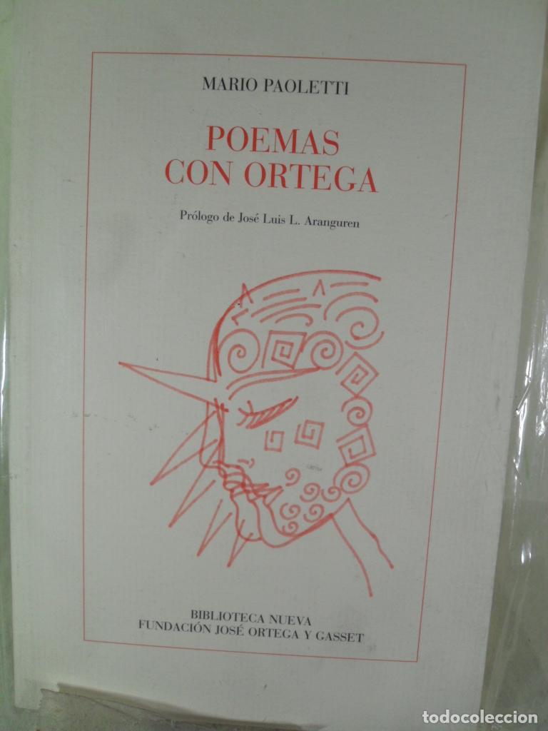 Libros: POEMAS CON ORTEGA - MARIO PAOLETTI - Foto 1