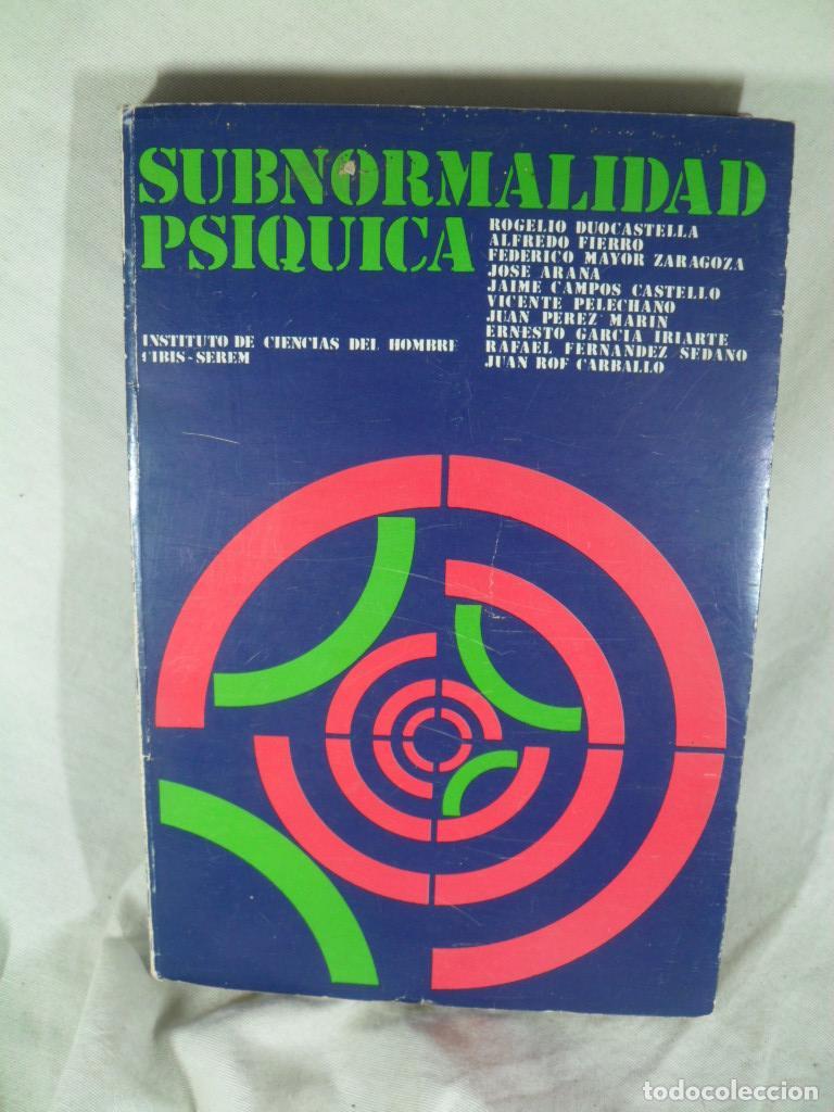 Libros: SUBNORMALIDAD PSIQUICA - VARIOS - Foto 1