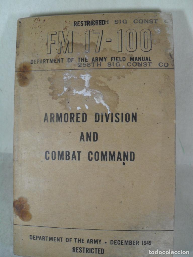 Libros: FM 17-100 ARMORED DIVISION AND COMBAT COMMAND - VARIOS - Foto 1