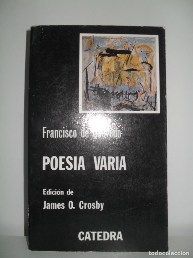 Libros: POESIA VARIA - FRANCISCO DE QUEVEDO - Foto 1