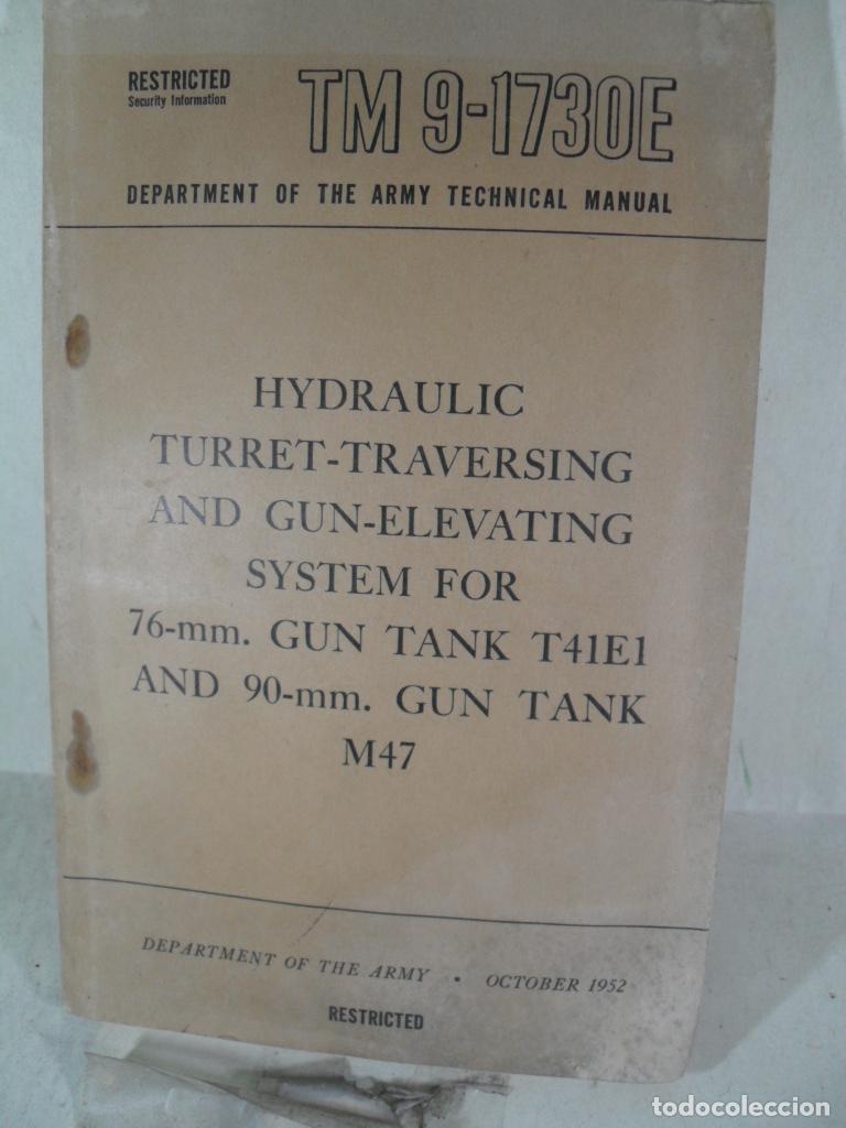Libros: TM9-1730E HYDRAULIC TURRET M47 - VARIOS - Foto 1