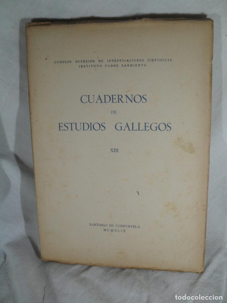Libros: CUADERNOS ESTUDIOS GALLEGOS XIII - VARIOS - Foto 1