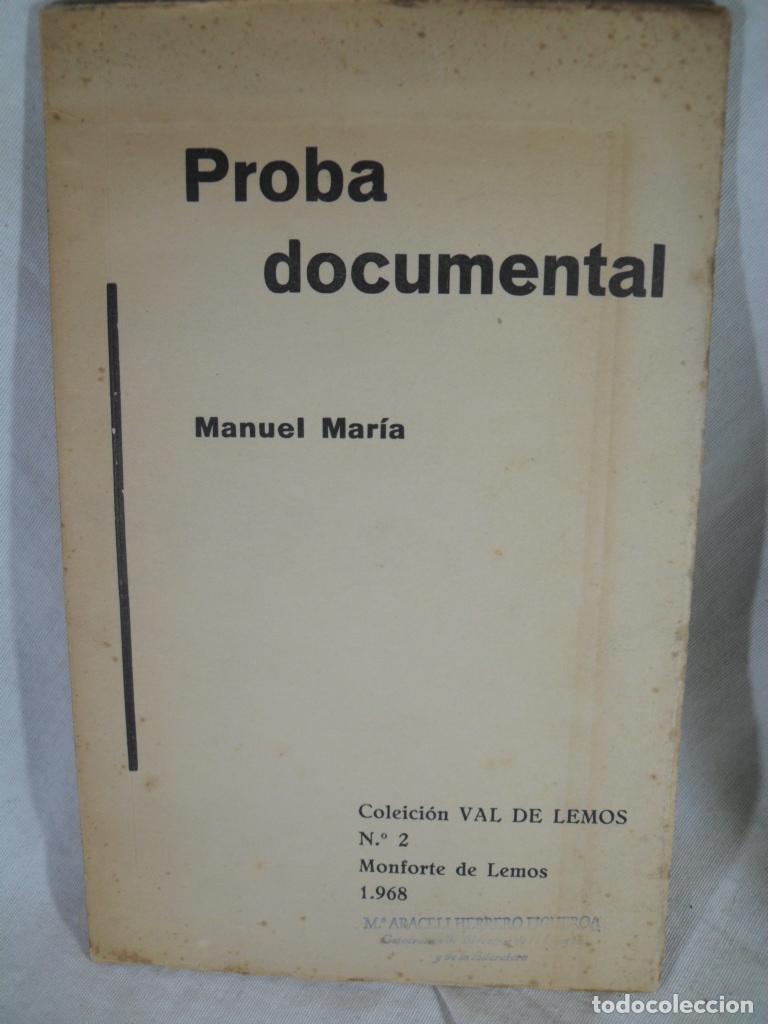 Libros: PROBA DOCUMENTAL - MANUEL MARIA - Foto 1