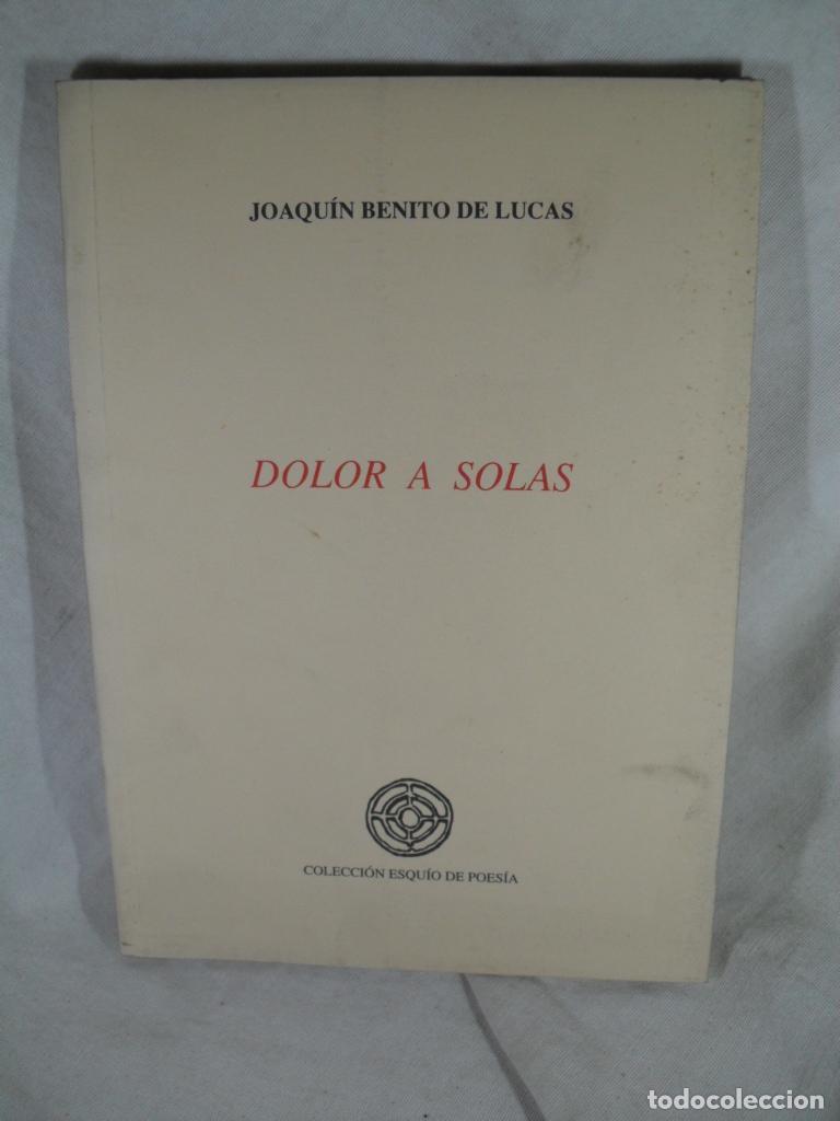 Libros: DOLOR A SOLAS - JOAQUIN BENITO DE LUCAS - Foto 1