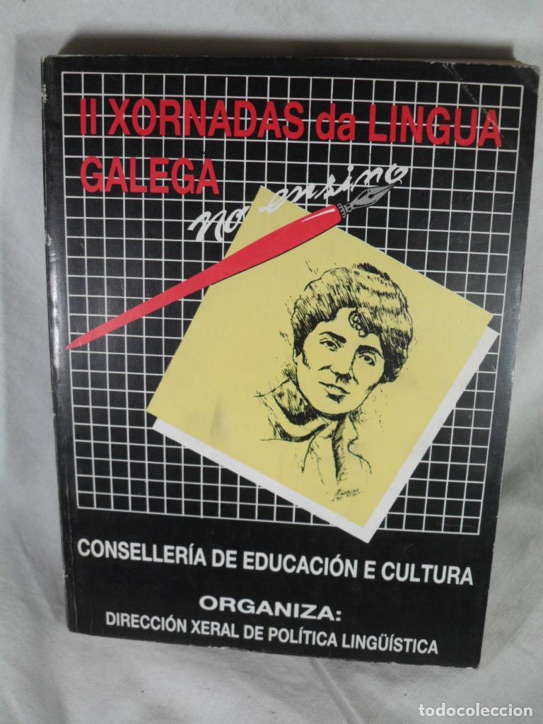 Libros: II XORNADAS DA LINGUA GALEGA - VARIOS - Foto 1