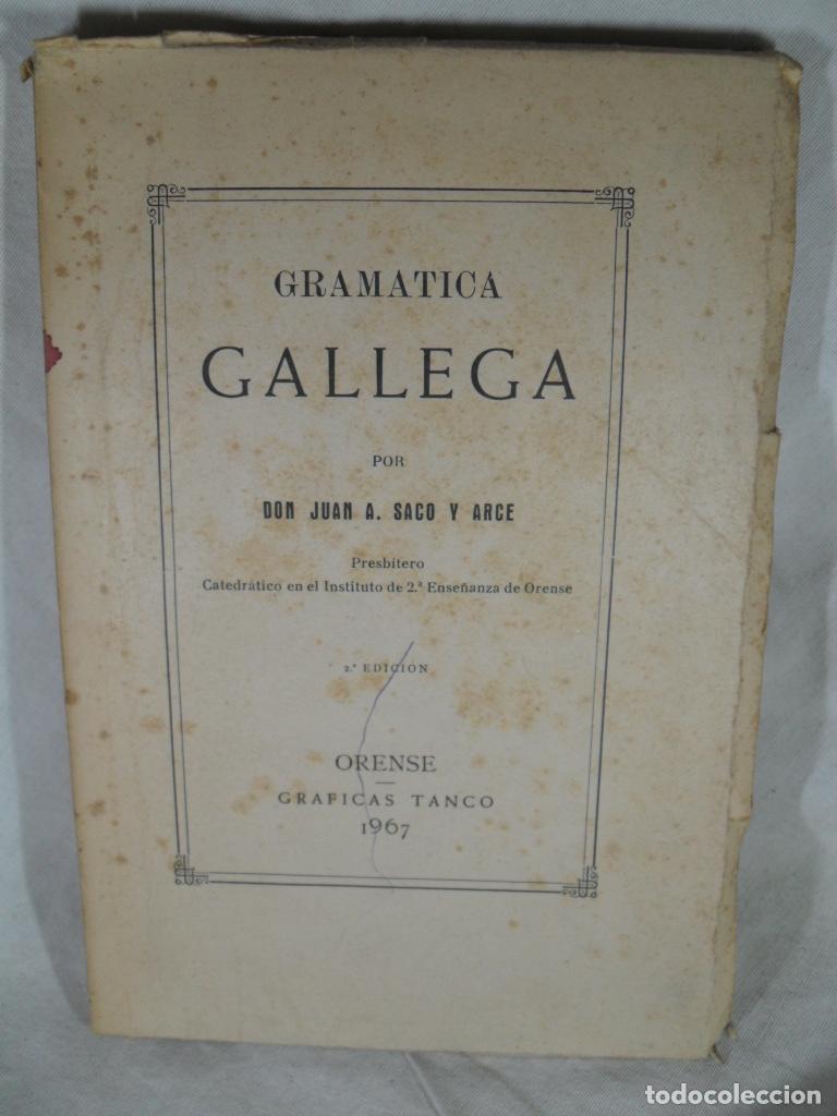 Libros: GRAMATICA GALLEGA - JUAN A SACO Y ARCE - Foto 1