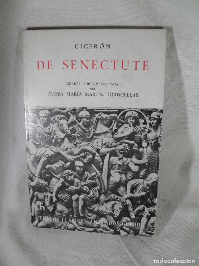 Libros: DE SENSCTUTE - CICERON - Foto 1