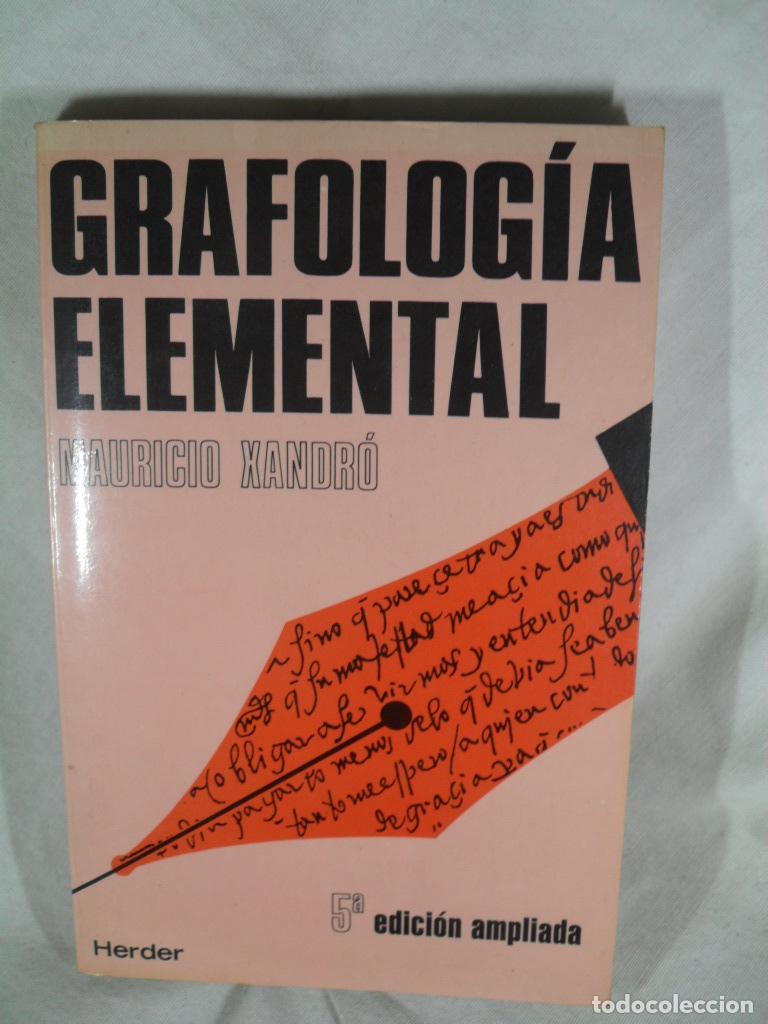 Libros: GRAFOLOGIA ELEMENTAL - MAURICIO XANDRO - Foto 1
