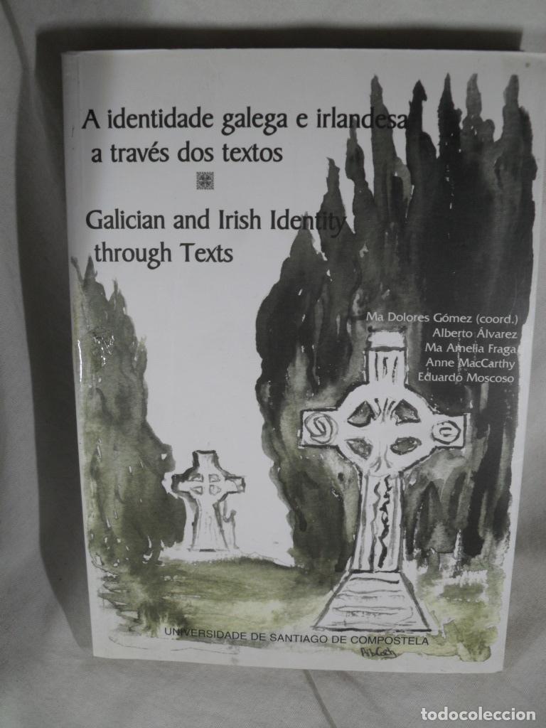 Libros: A INDENTIDADE GALEGA E IRLANDESA A TRAVES DOSTEXTOS - VARIOS - Foto 1