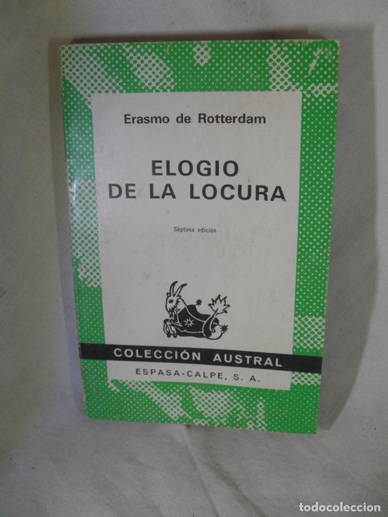 Libros: ELOGIO DE LA LOCURA - ERASMO DE ROTTERDAM - Foto 1