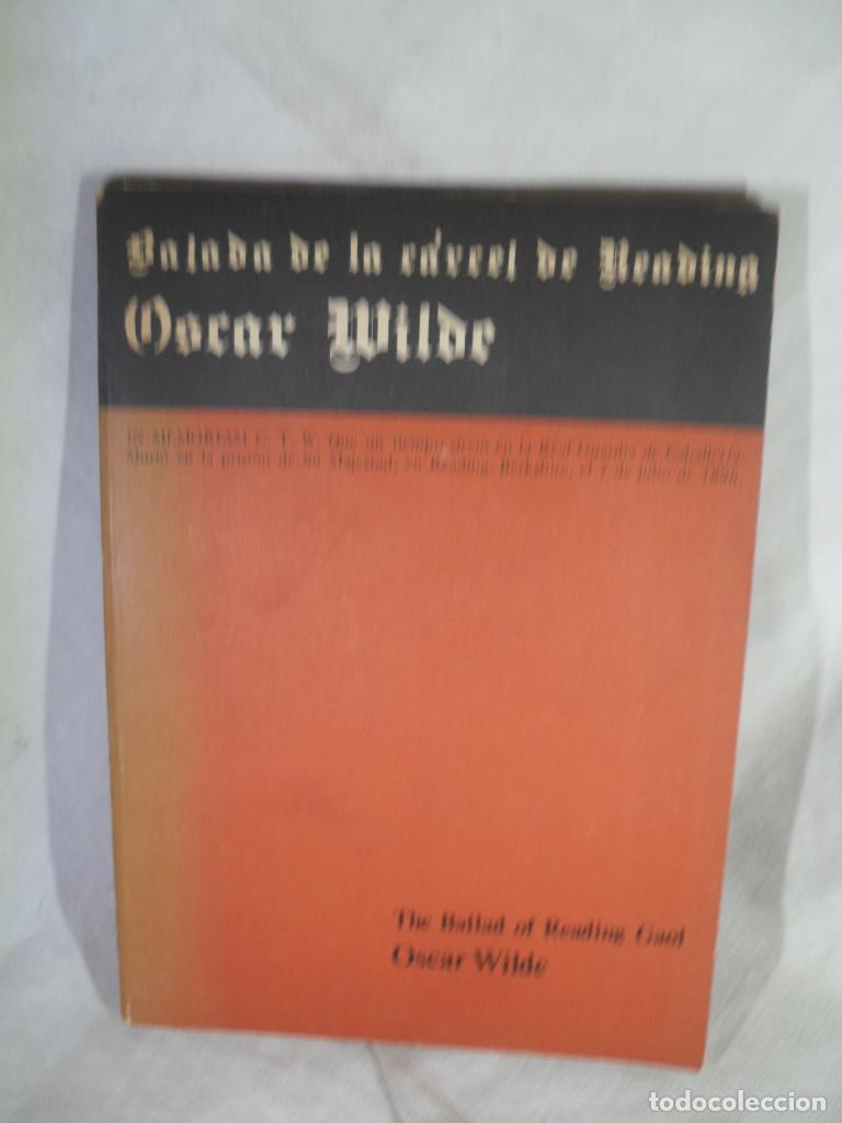 Libros: BALADA DE LA CARCEL DE READING - OSCAR WILDE - Foto 1