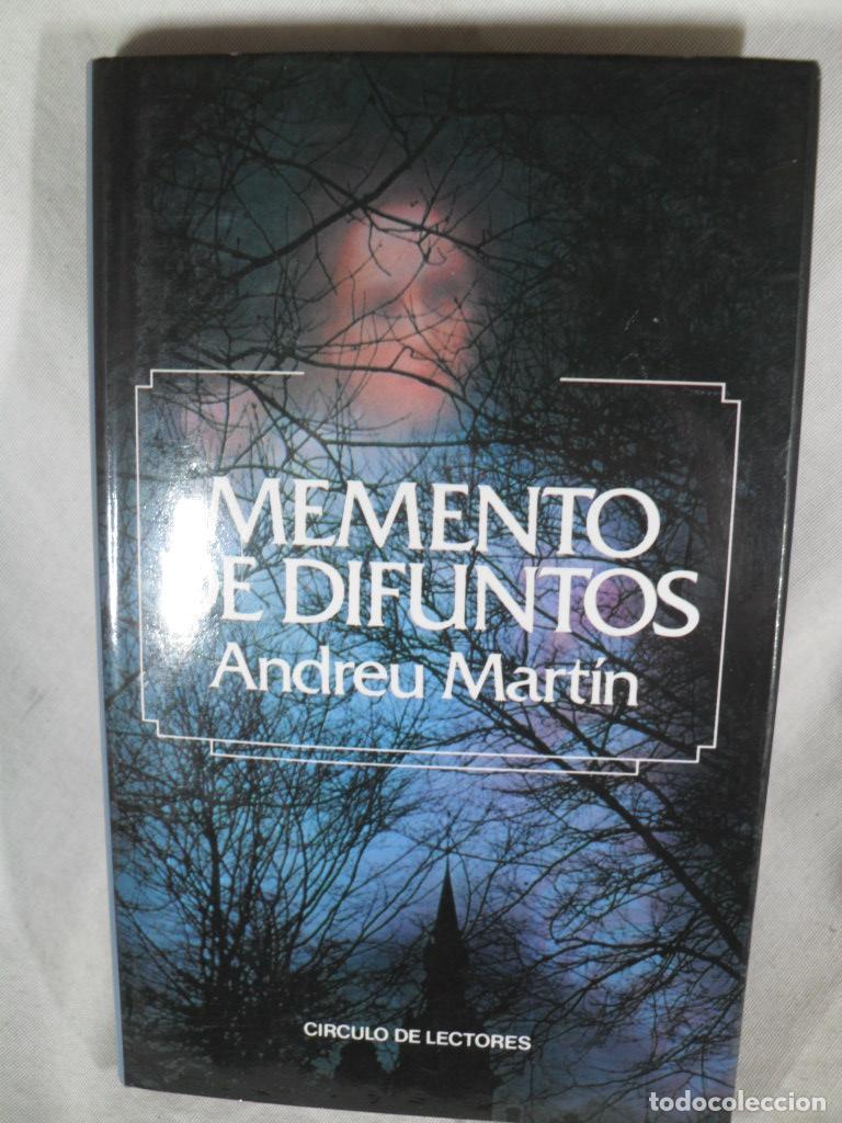 Libros: MEMENTO DE DIFUNTOS - ANDREU MARTIN - Foto 1