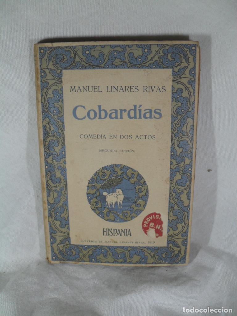 Libros: COBARDIAS - MANUEL LINARES RIVAS - Foto 1