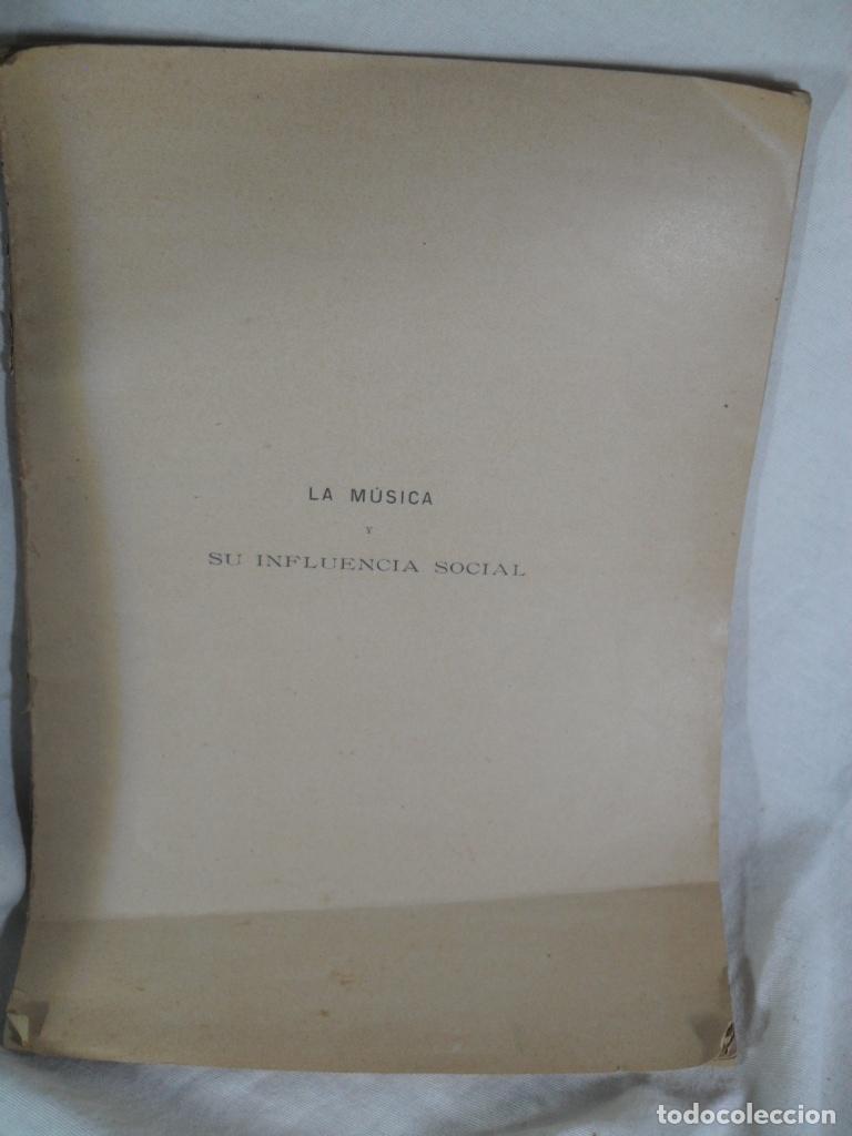Libros: LA MUSICA SU INFLUENCIA SOCIAL - TOMAS BRETON