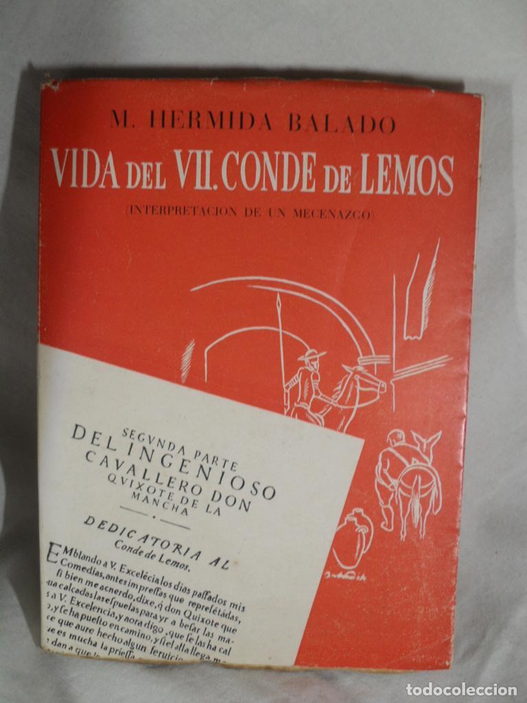 Libros: VIDA DEL VII CONDE DE LEMOS - M HERMIDA BALADO - Foto 1