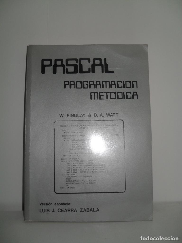 Libros: PASCAL PROGRAMACION METODICA - FRINDLAY - WATT - Foto 1