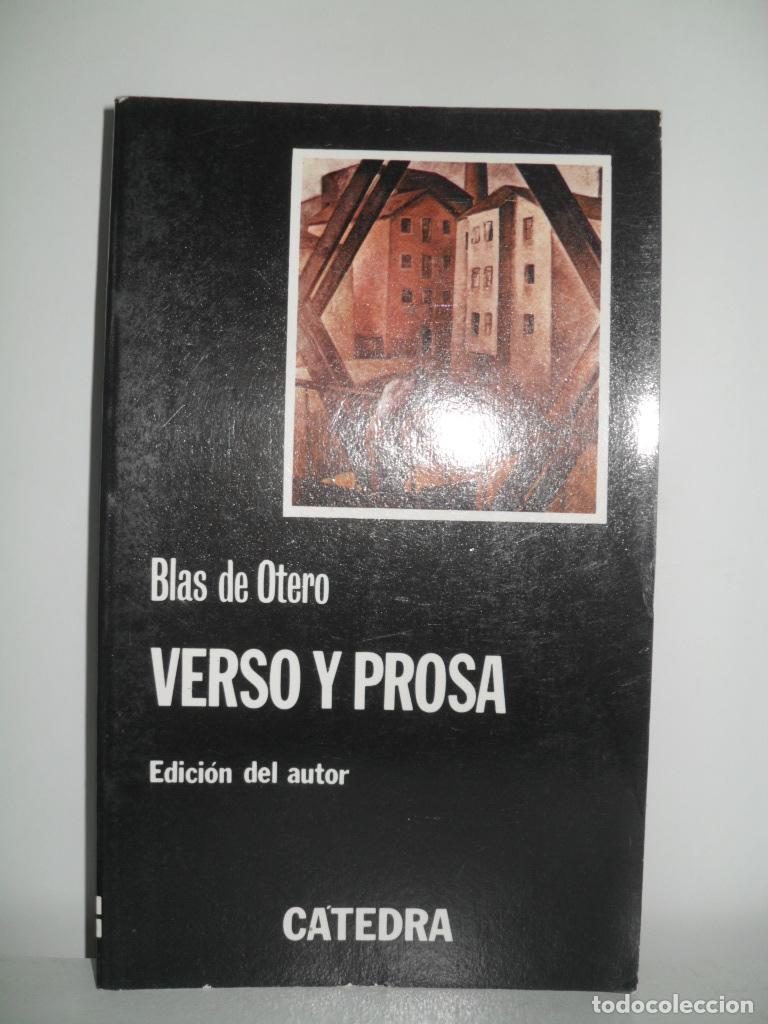 Libros: VERSO Y PROSA - BLAS DE OTERO - Foto 1
