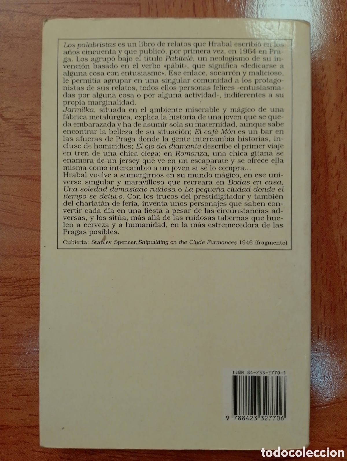 Libros: Los Palabristas � Destino - Bohumil Hrabal - Foto 2