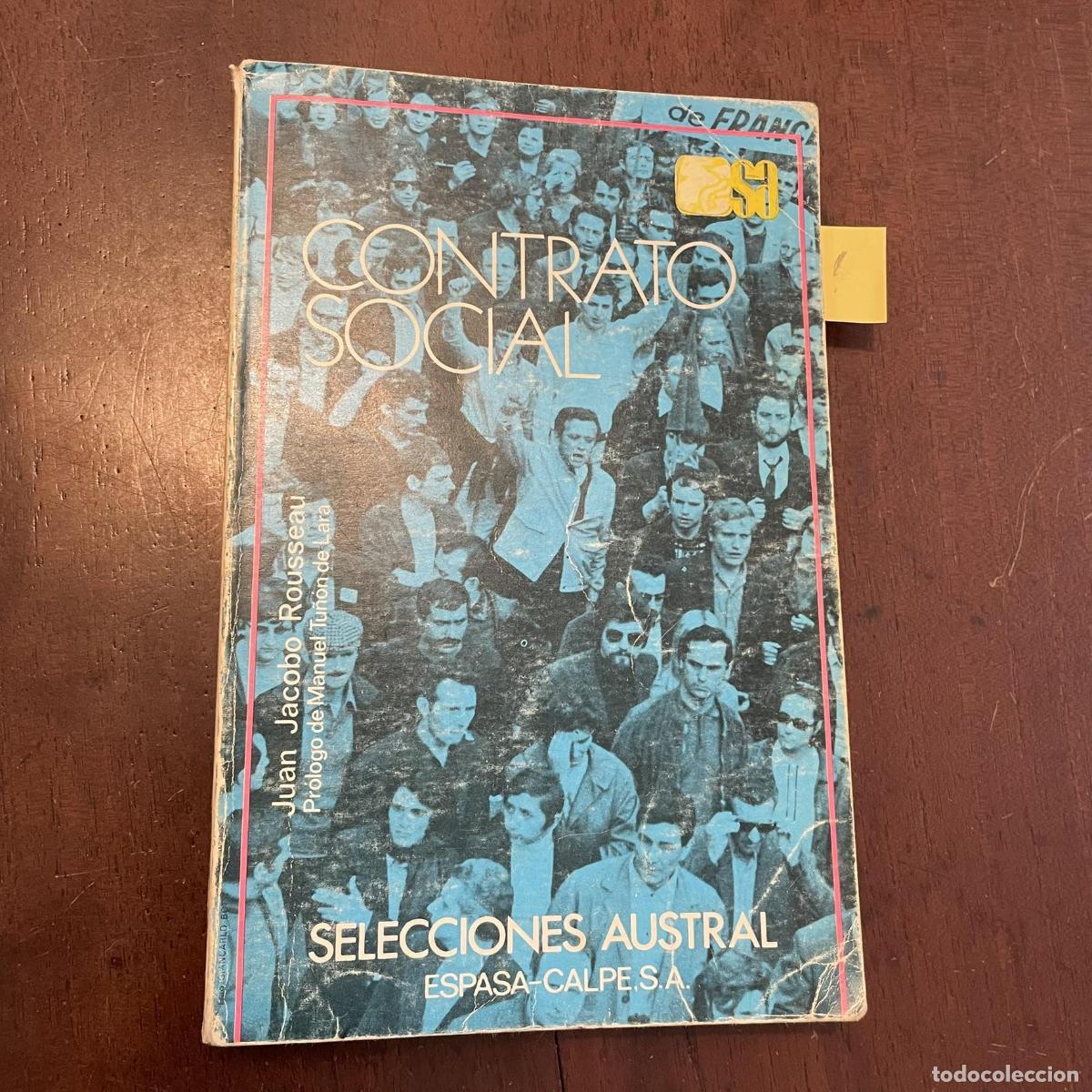 Libros: Contrato social - Jean-Jacques Rousseau - Foto 1