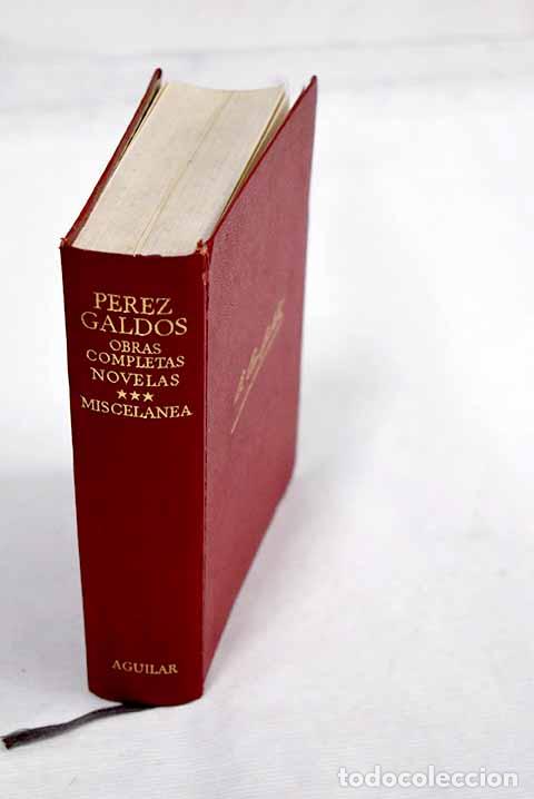 Libros: Obras completas, tomo III.- P&eacute;rez Gald&oacute;s, Benito