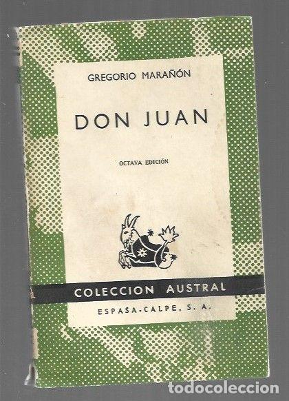 Libros: DON JUAN - MARA&Ntilde;ON, GREGORIO - Foto 1