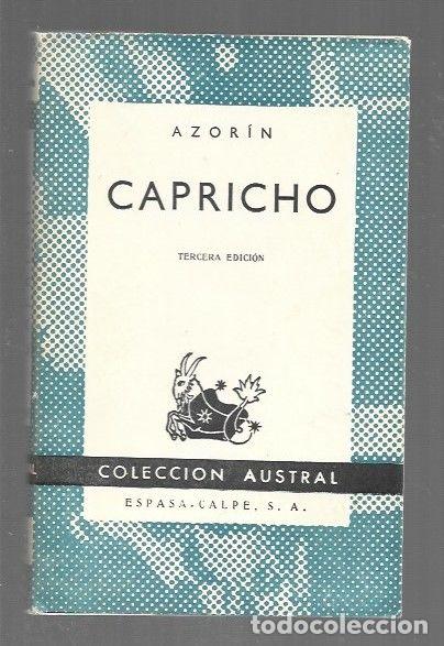 Libros: CAPRICHO - AZORIN (JOSE MARTINEZ RUIZ) - Foto 1