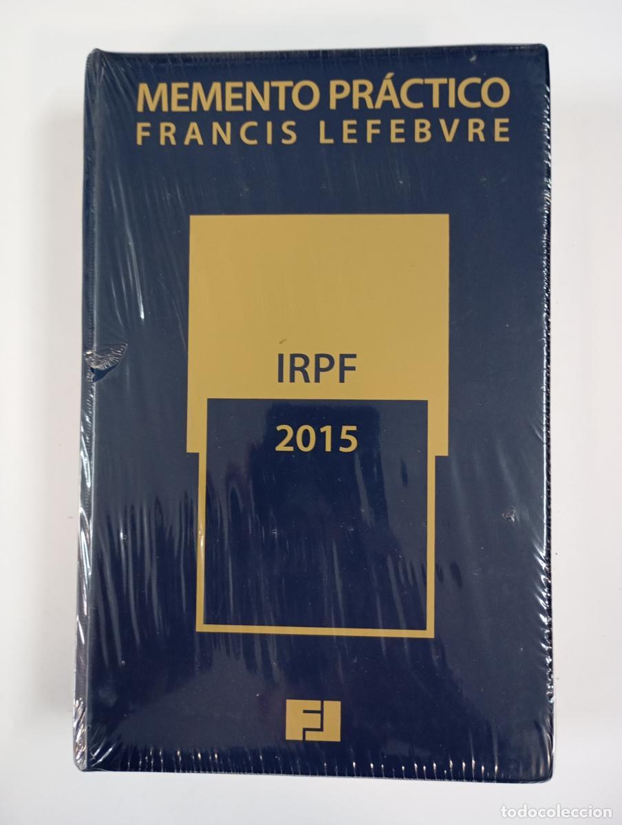 Libros: MEMENTO PR&Aacute;CTICO IRPF 2015. NUEVO - FRANCIS LEFEBVRE. TDK352 - Foto 1