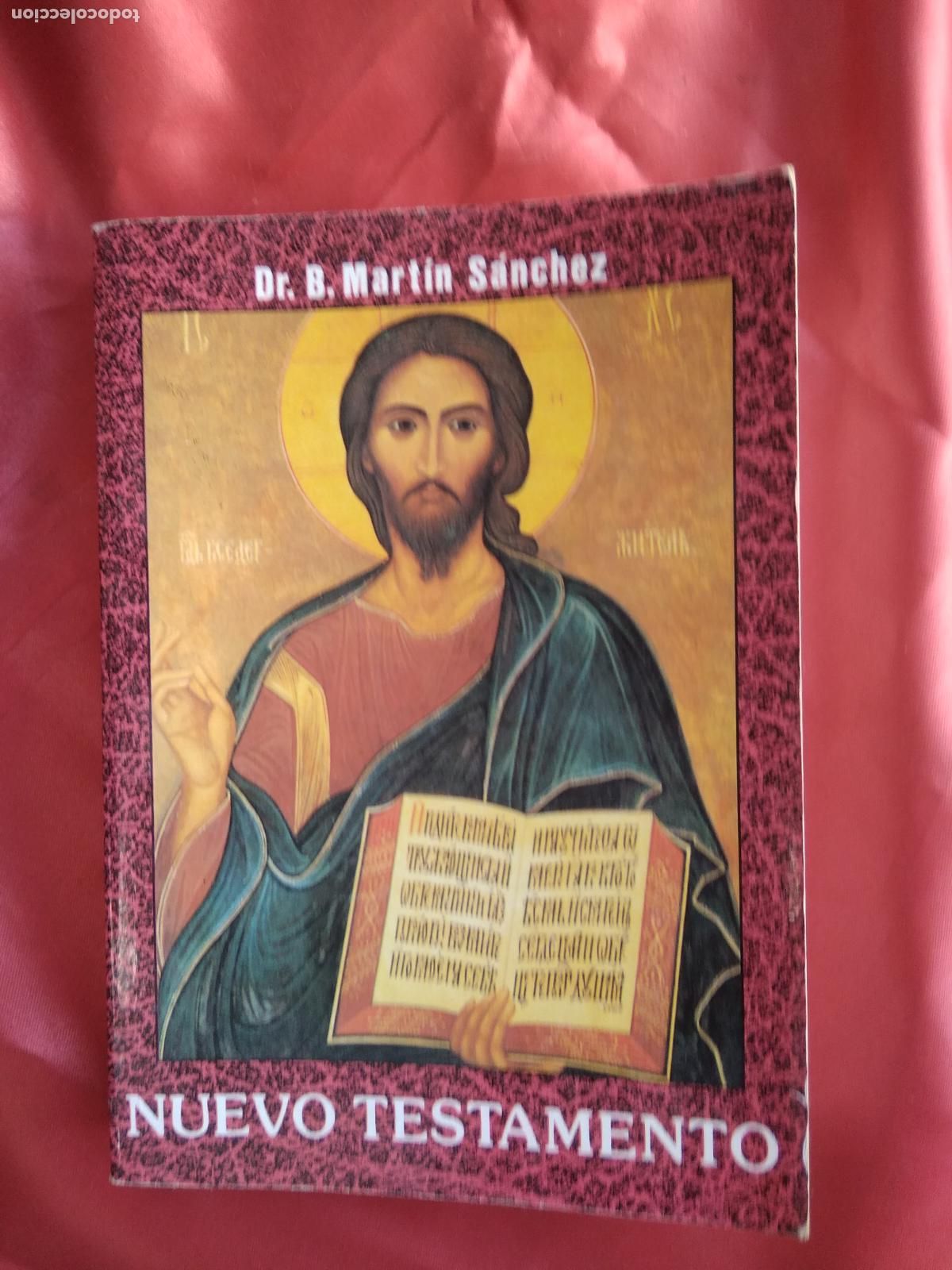 Libros: Nuevo testamento Dr. B. Mart&iacute;n S&aacute;nchez L.8760-1425 - Foto 1