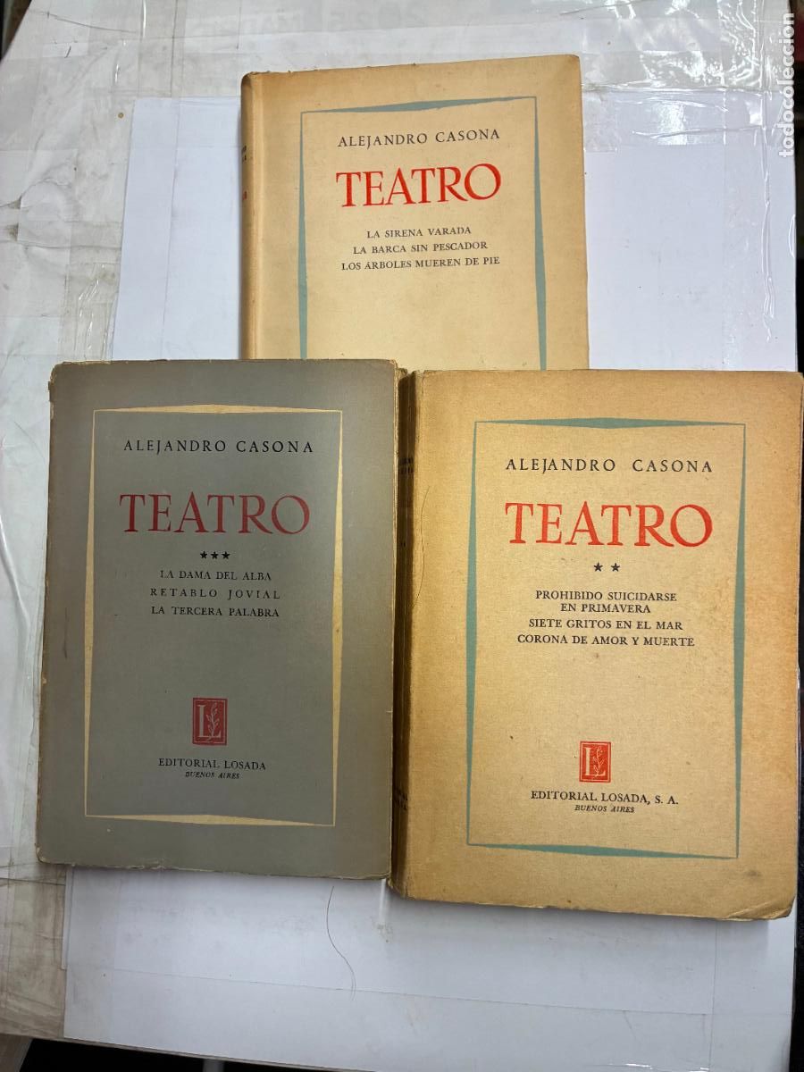 Libros: TEATRO. 3 TOMOS. - ALEJANDRO CASONA. - Foto 1