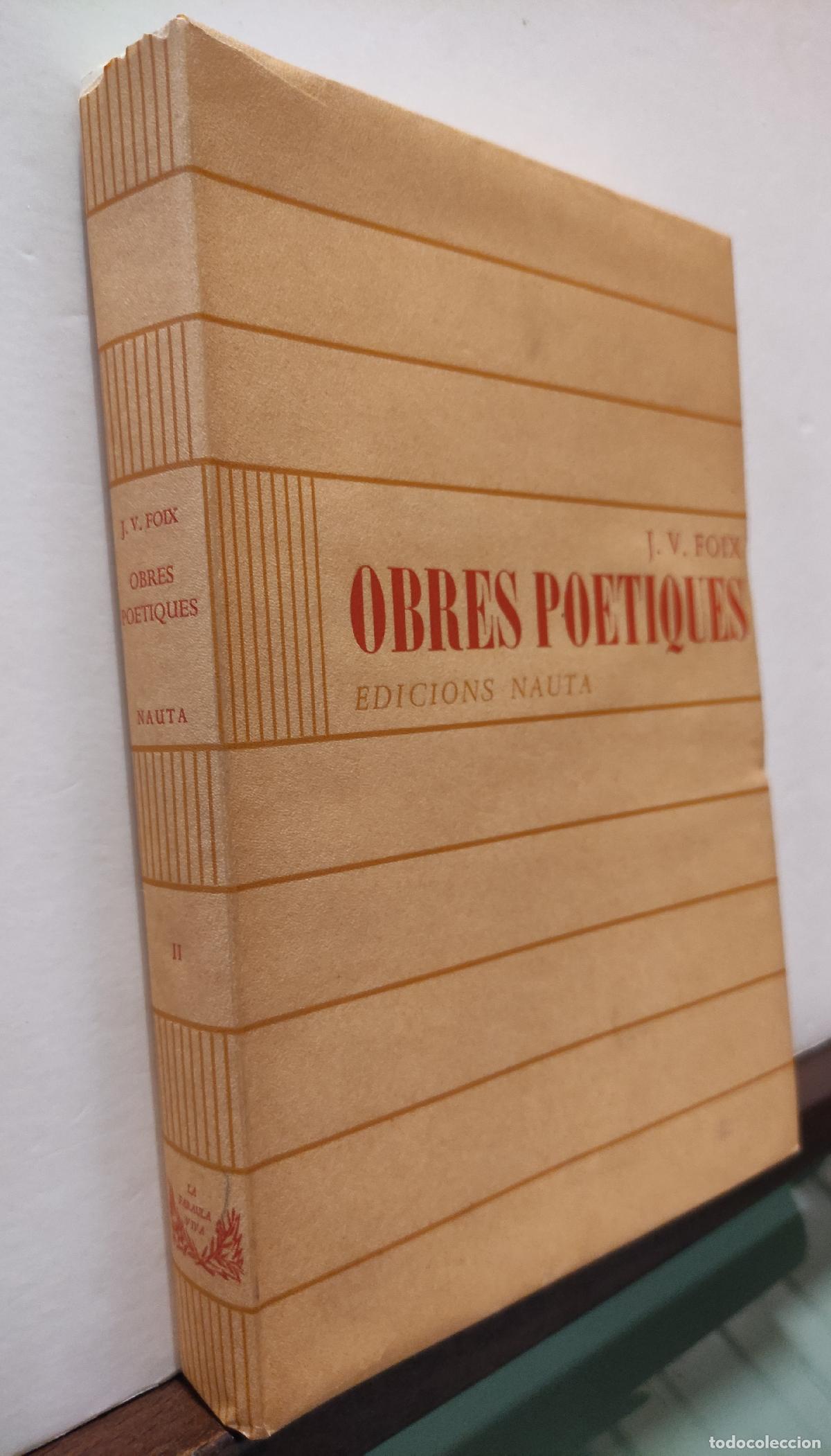 Libros: OBRES POETIQUES - J. V. FOIX - Foto 3