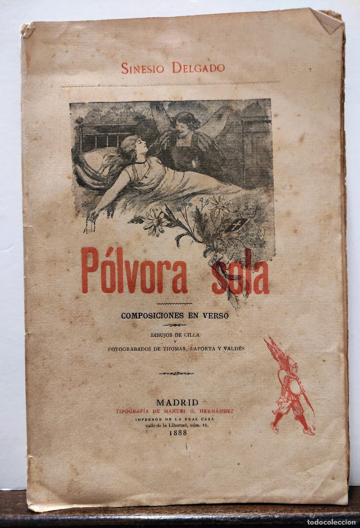 Libros: POLVORA SOLA - SINESIO DELGADO - Foto 1