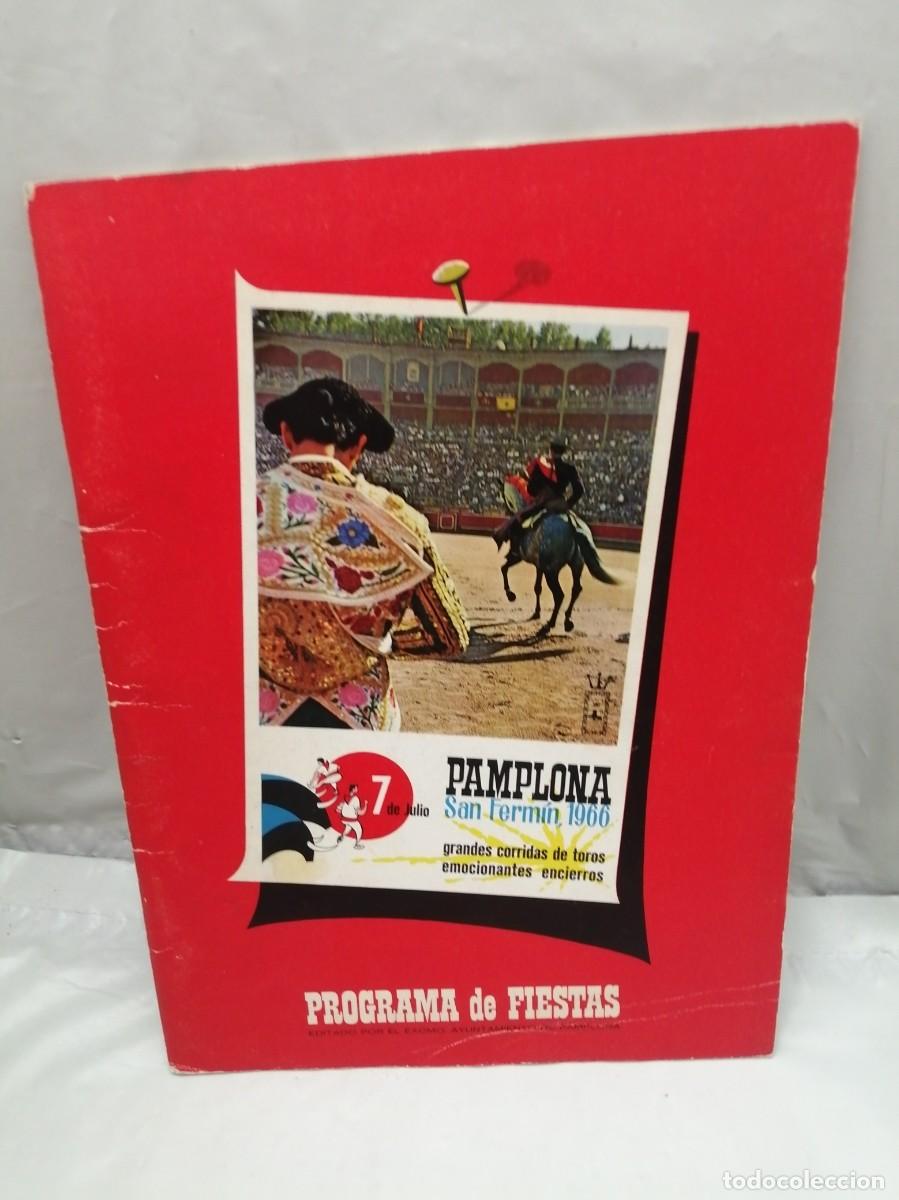 Libros: Programa Pamplona San Ferm&iacute;n (SANFERMINES) 1966 - Foto 1