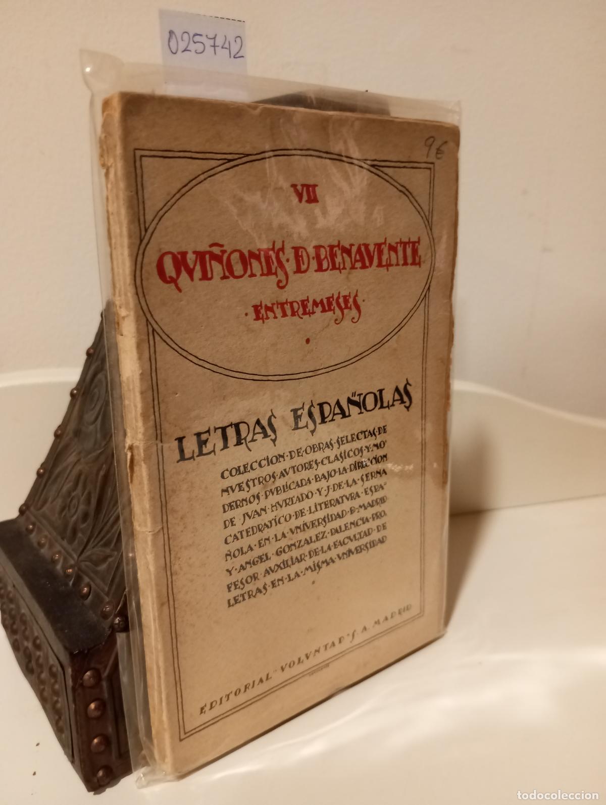 Libros: ENTREMESES - Benavente, Qui&ntilde;ones de - Foto 1