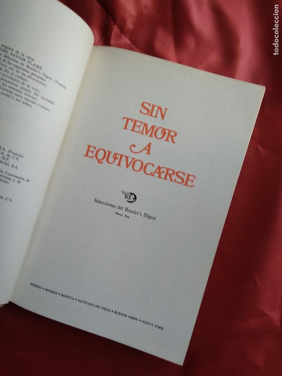Libros: Sin temor a equivocarse Q.856 - Foto 2