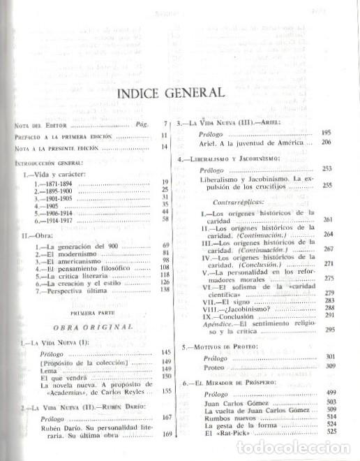 Libros: OBRAS COMPLETAS. - Rodo. Jos&eacute; Enrique, - Foto 2