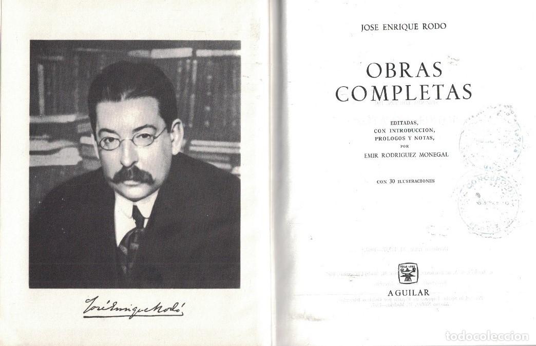 Libros: OBRAS COMPLETAS. - Rodo. Jos&eacute; Enrique, - Foto 1