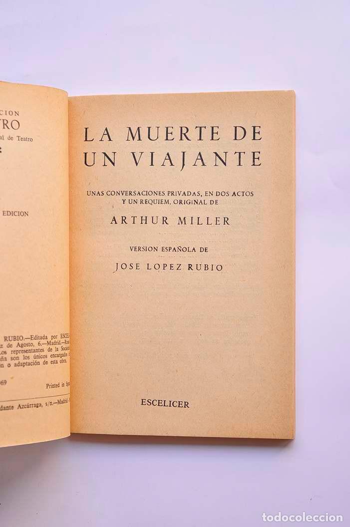 Libros: La muerte de un viajante - MILLER, Arthur - Foto 2
