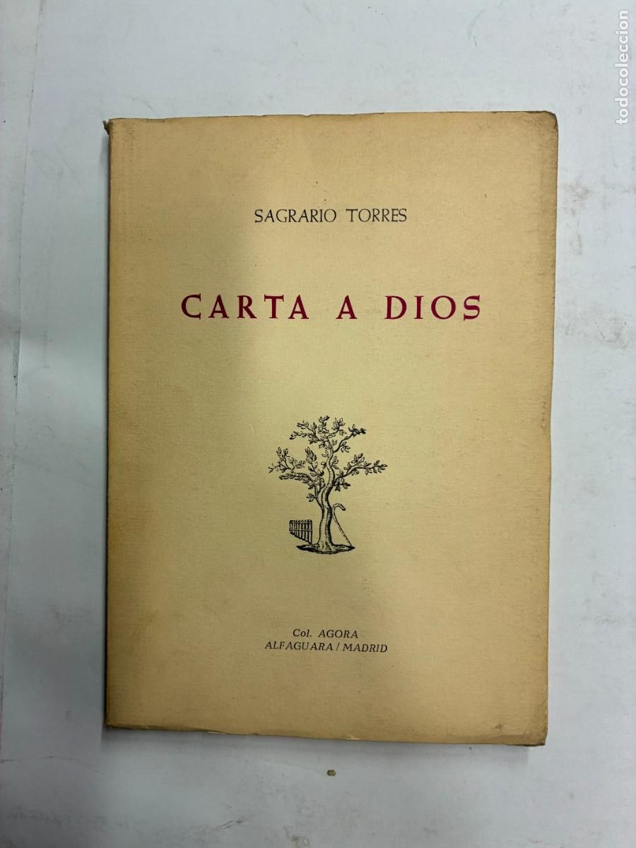 Libros: CARTA A DIOS. (DEDICATORIA DEL AUTOR). - SAGRARIO TORRES. - Foto 1