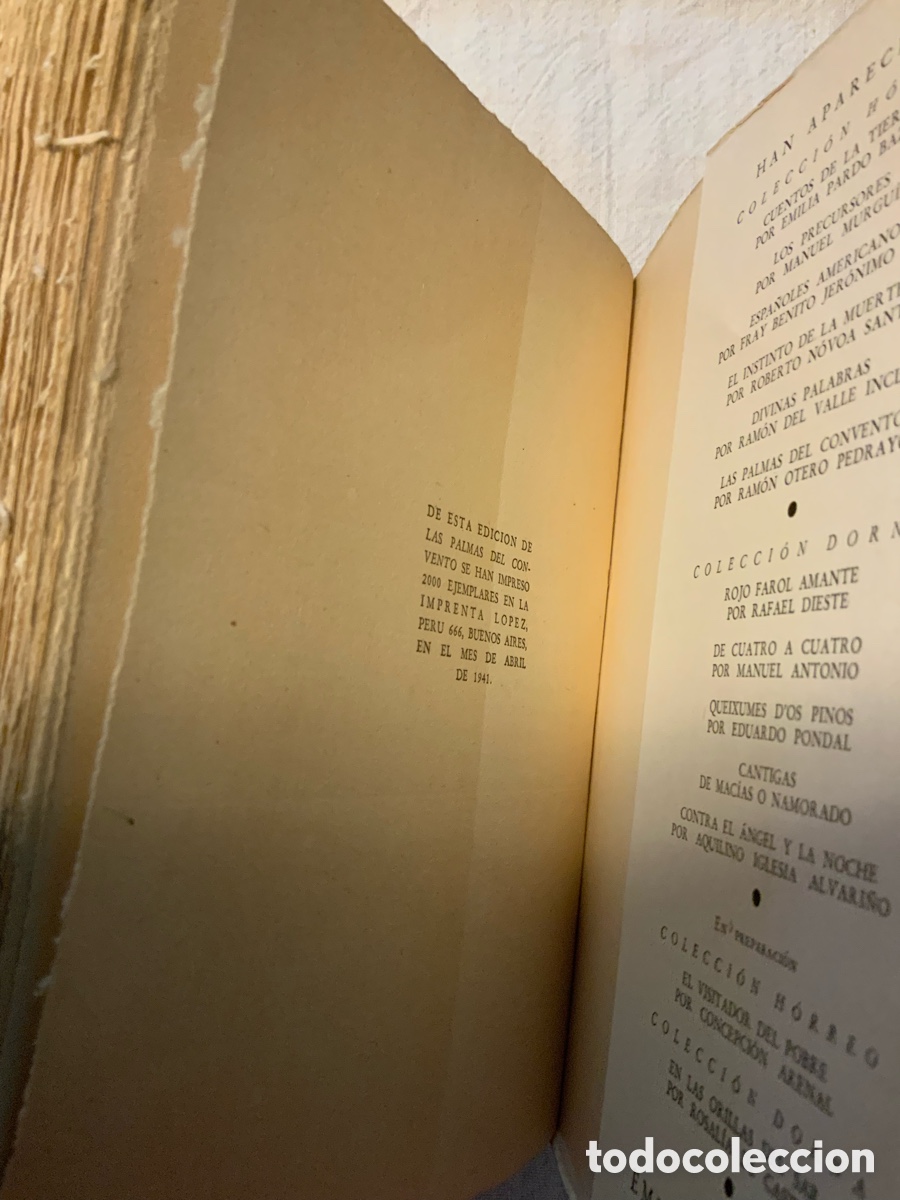 Libros: Las Palmas del Convento. Ram&oacute;n Otero Pedrayo - Foto 7