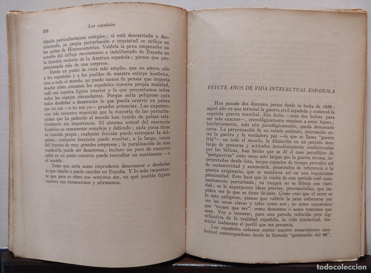 Libros: LOS ESPA&Ntilde;OLES - JULIAN MARIAS - Foto 4
